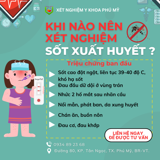 Xét nghiệm sốt xuất huyết